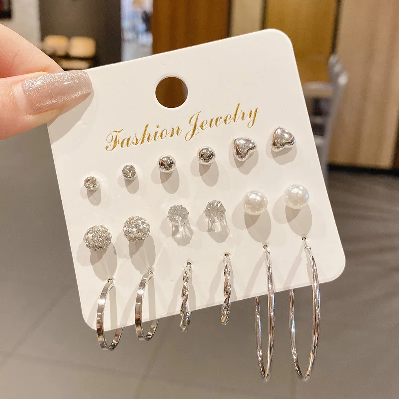 7-piece small earring set-333