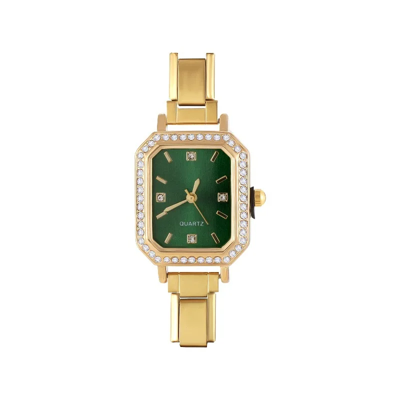 6 golden green plate-334