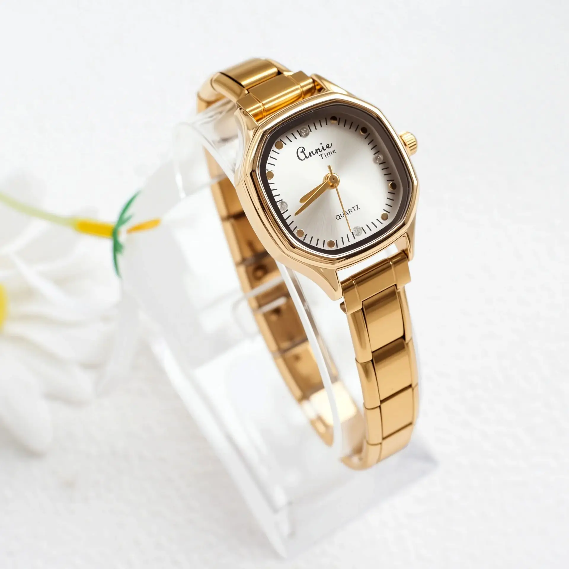 White square disc-with watchband-279