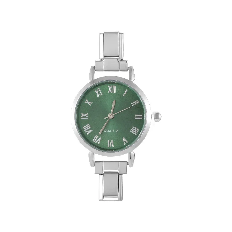 1 steel color green plate-334