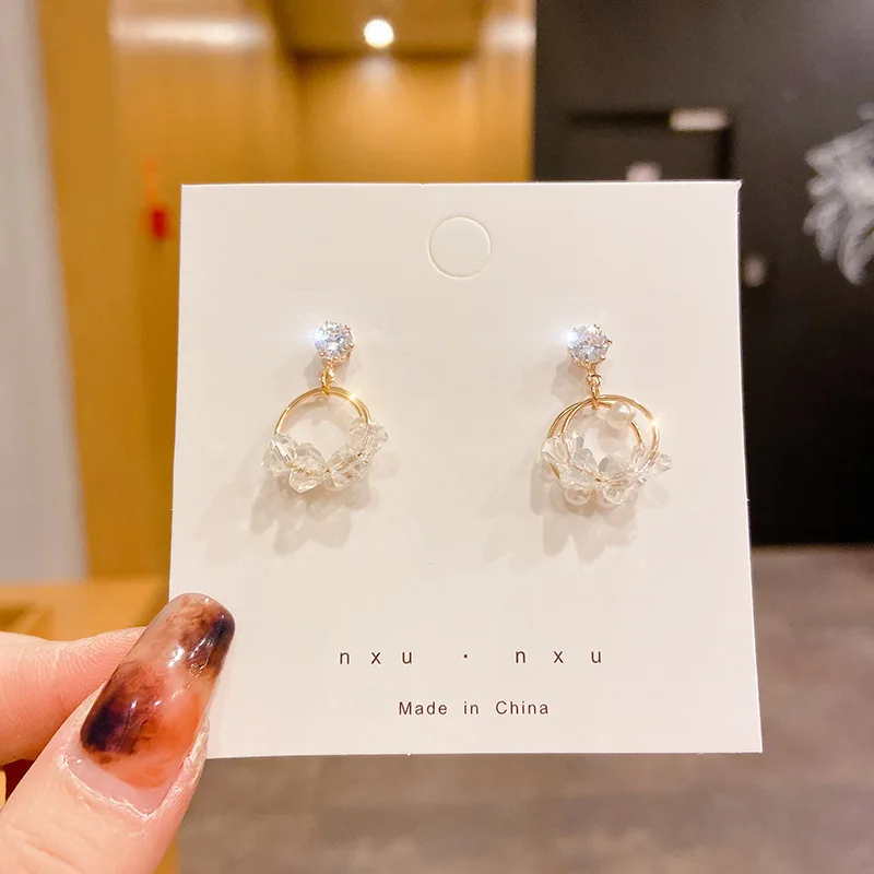 22 pearl rhinestone ring-333