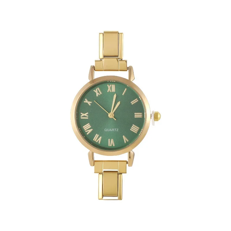 1 golden green plate-334