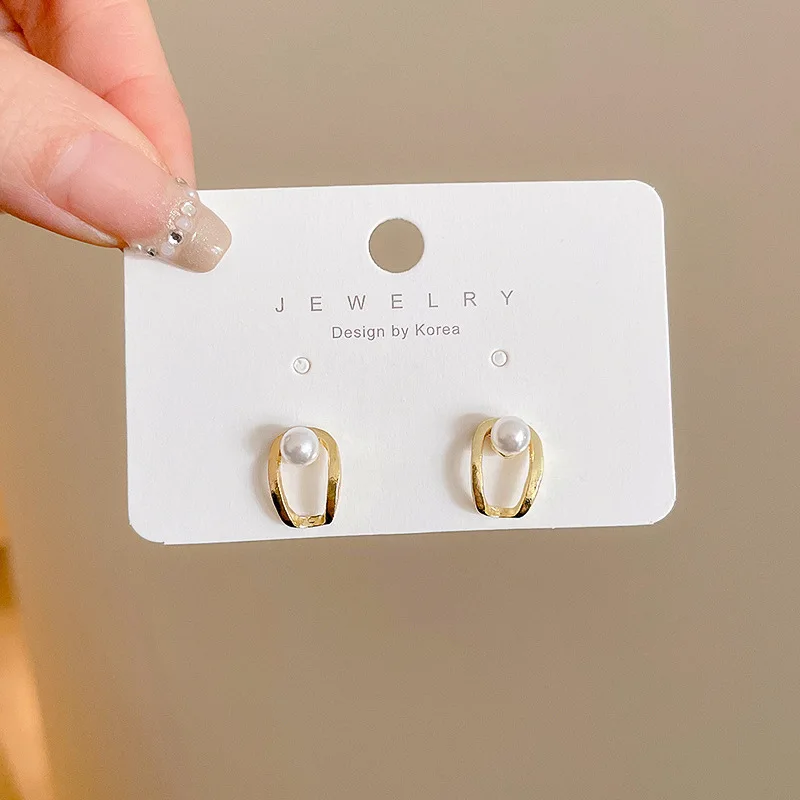 97 small exquisite pearl earrings-333