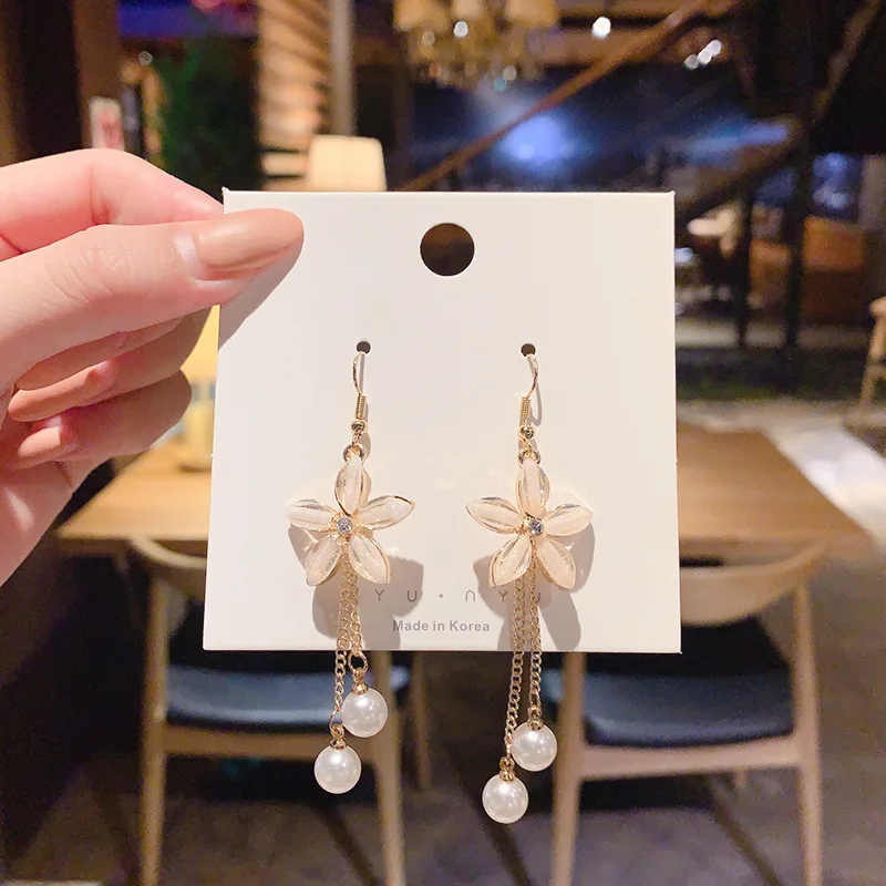 23 flower stud earrings-333